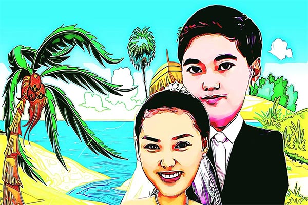 Vexelator Cartoon Photoshop Action
