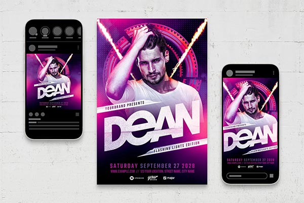 Nightclub Flyer Template PSD
