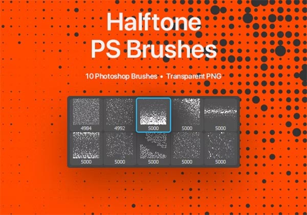 Halftone Photoshop Brushes