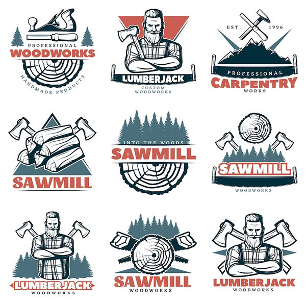 Carpentry Free PSD Logo Template