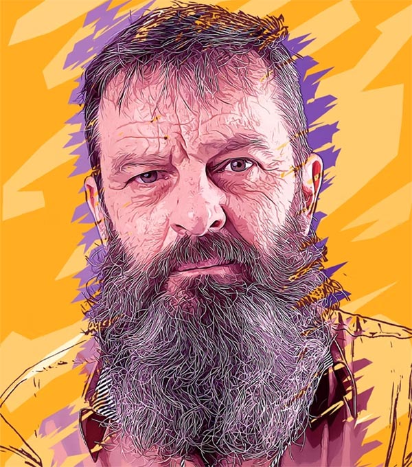 Vector Paint Photoshop, ABR, ATN Action