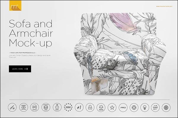 Sofa and Armchair Mock-up Sofa and Armchair Mock-up