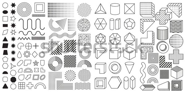Geometric Shapes Design Element Template
