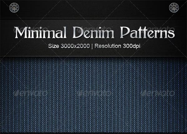 Minimal Denim Patterns Template