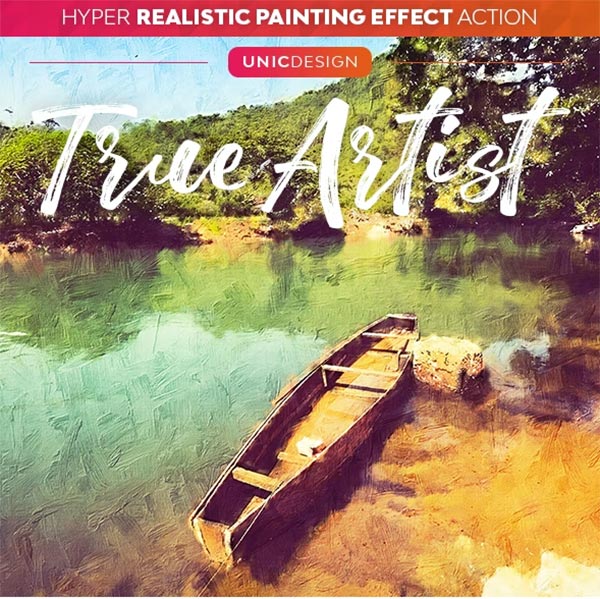 True Artist Photoshop Action