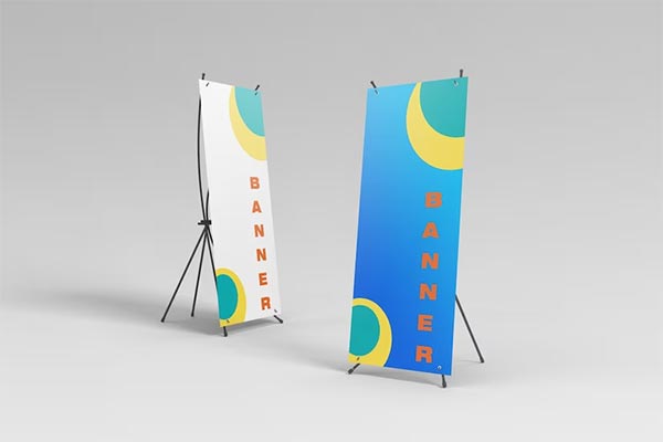 Free PSD X Banner Mockup Template