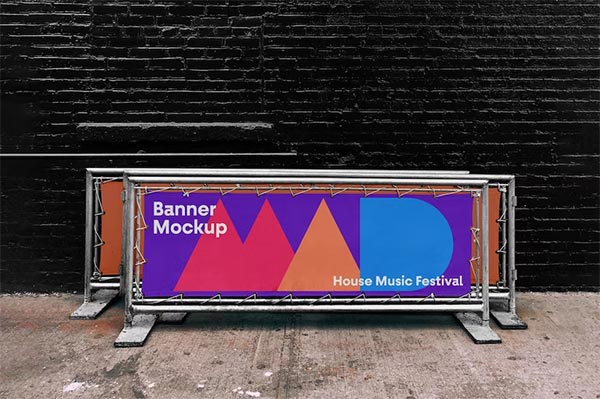 Banner Free PSD Mockup Templates