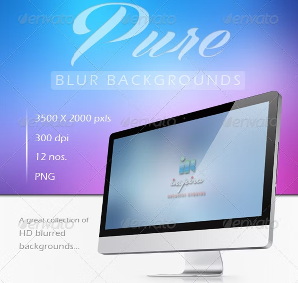 Pure HD Blur Background Template