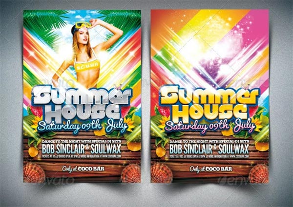 Spring Break Flyer & Summer House