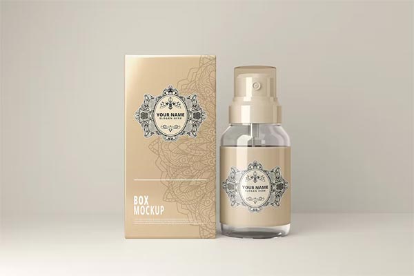 Spray Bottle Mockup Templates