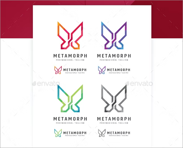 Metamorphosis Butterfly Logo