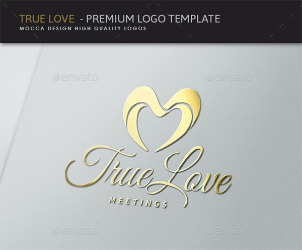 True Love Logo Template