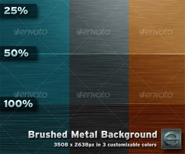 Brushed Metal HD Background Template