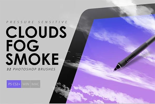 Clouds & Fog & Smoke Photoshop Brushes