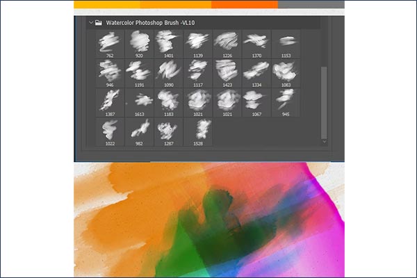 Watercolor Photoshop Brush Designs