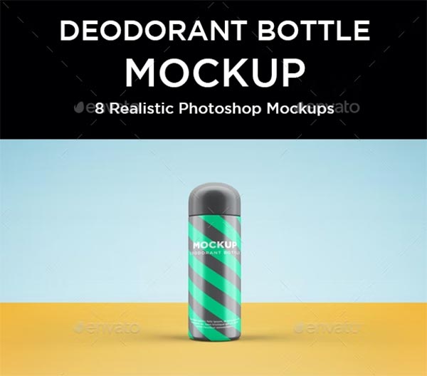 Deodorant Bottle Mockup