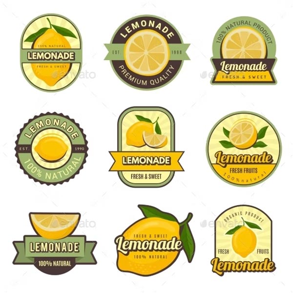 Lemon Labels Template