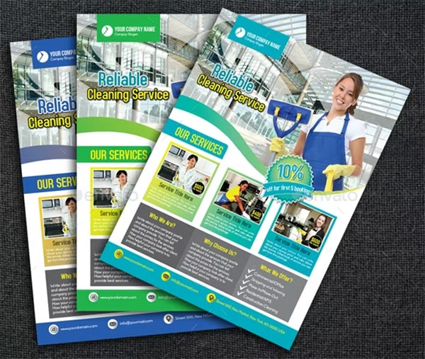 Cleaning Services Flyer Design