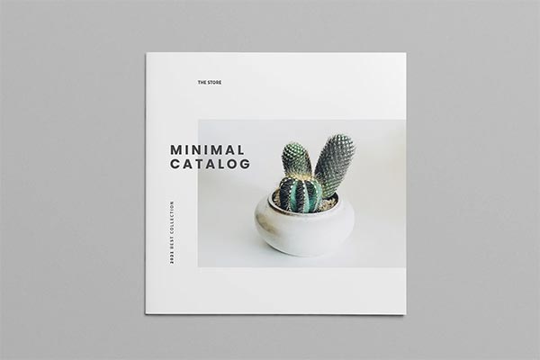 Minimal Square Catalog PSD Template