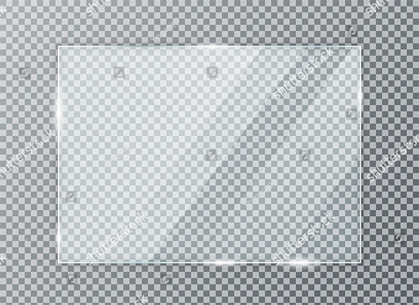 Glass Plate Transparent Background