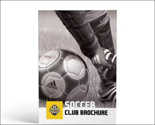Soccer Club Brochure Template Design