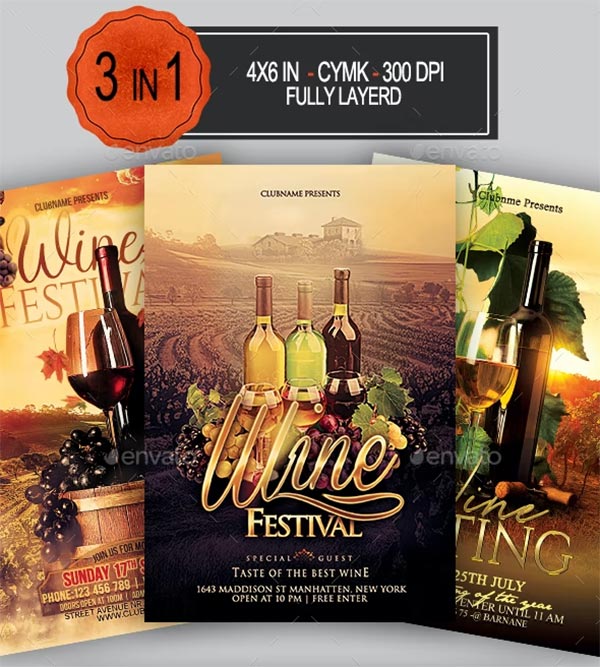 Wine Flyer Bundle
