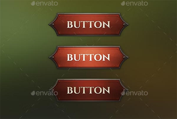 Fantasy Button Template Designs