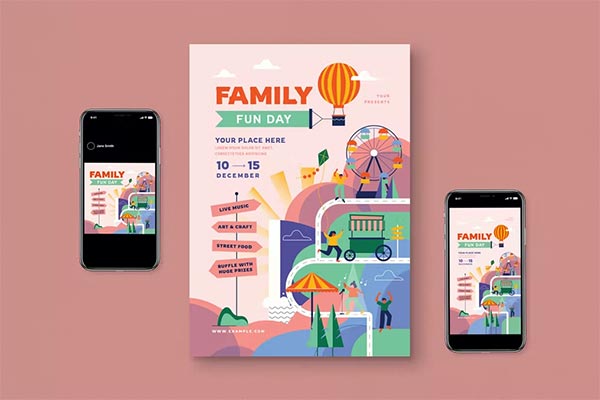 Family Fun Day Flyer Pack