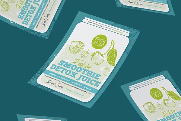 Smoothie Juice Flyer Template