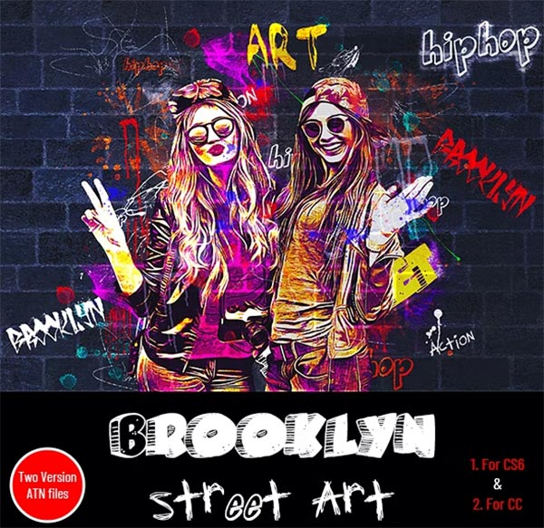Brooklyn Street Art Photoshop Action