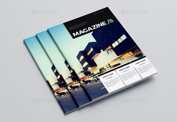 Architecture Minimal Magazine Template