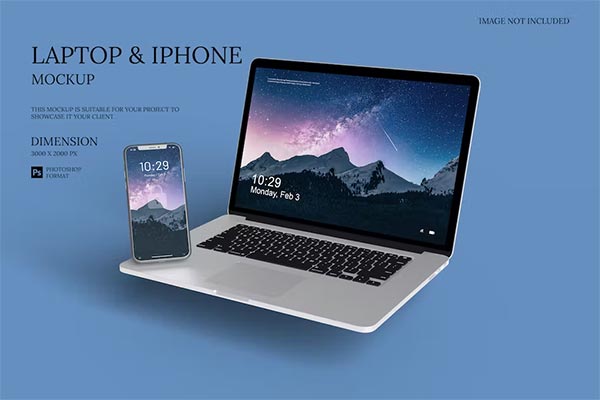 Laptop & Smartphone Mockup
