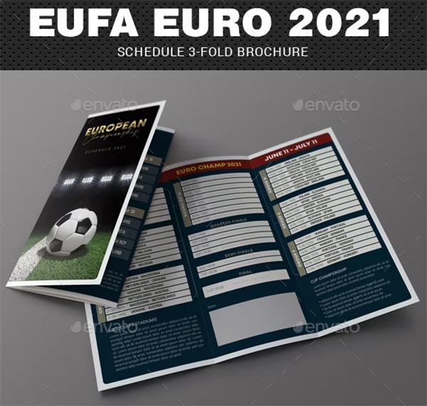 European Soccer Championship 3-Fold Brochure