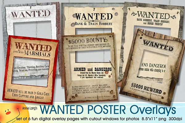 Wanted Poster Design PSD Template Wanted Poster Design PSD Template