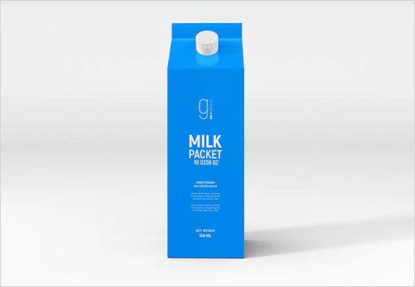 Free Juice and Milk Mockup Template