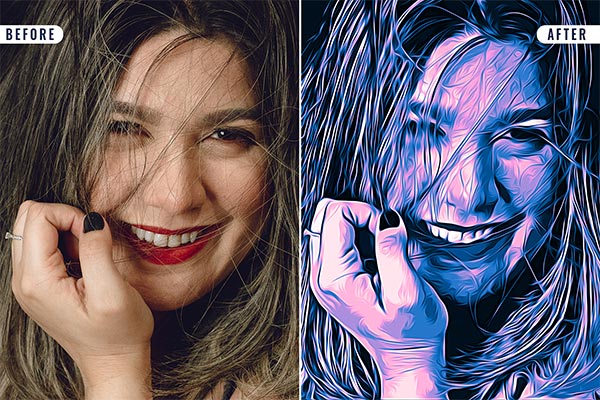 Vexel Effect Photoshop Action