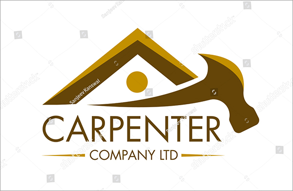 Carpentry Logo Vector Template