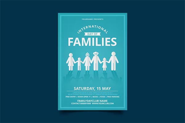 Family Day CMYK Print Flyer