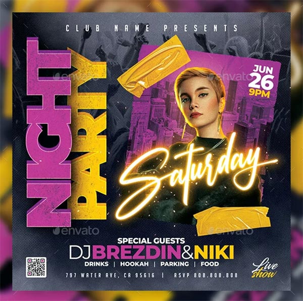Night Club Flyer Template