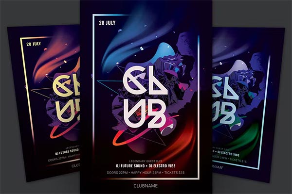 Customize Night Club PSD Event Flyer