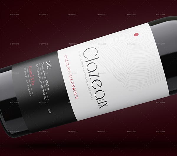 Wine Label Design Template