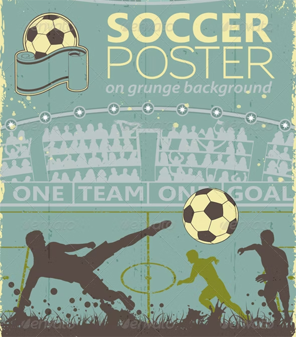 Soccer Poster Templates Design