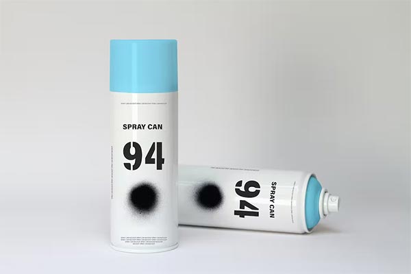 Spray Bottle Design Mockup