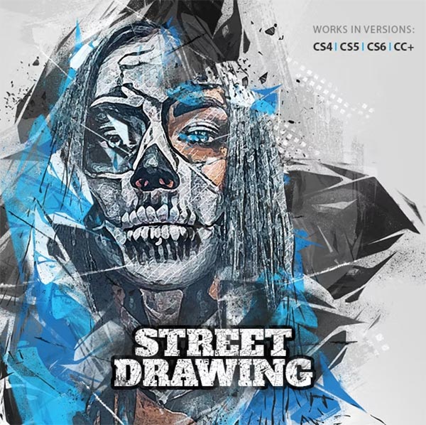 Street Drawing Photoshop Action
