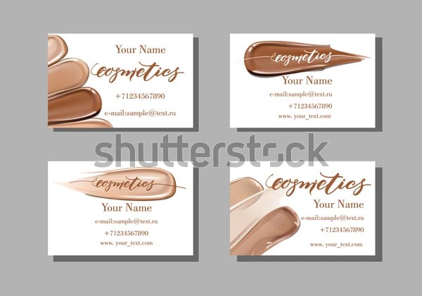 Makeup Artist Business Card Vector Design Makeup Artist Business Card Vector Design