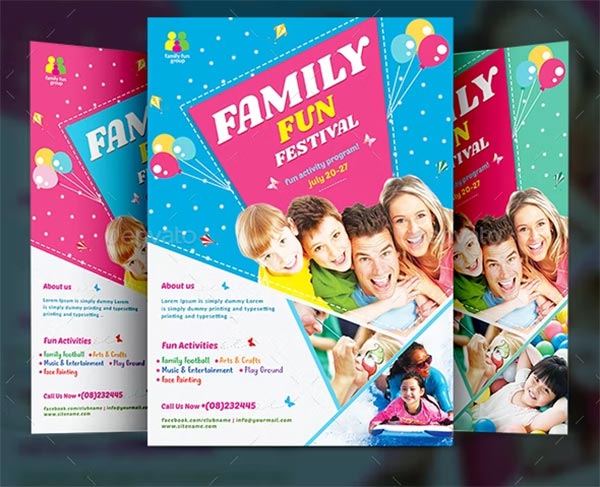 Family Fun Day Flyer Design