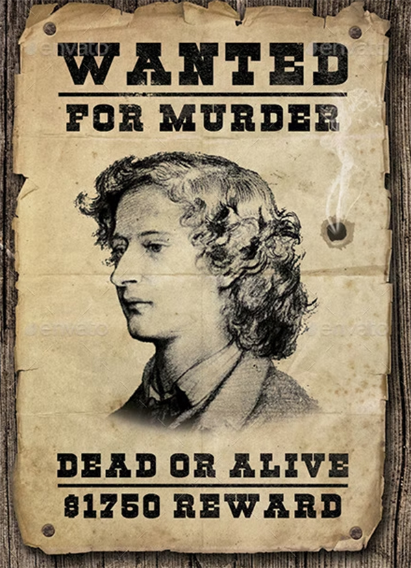 Wanted Poster Graphic Template