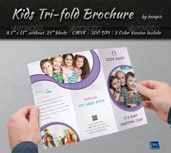 Kids Tri-Fold Brochure Design