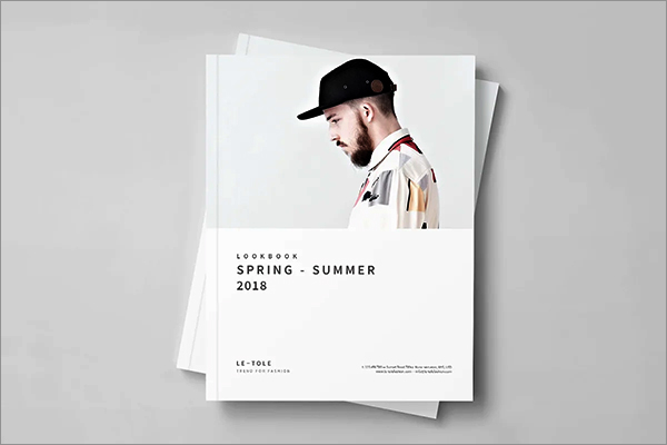 Men Fashion Magazine Design Template