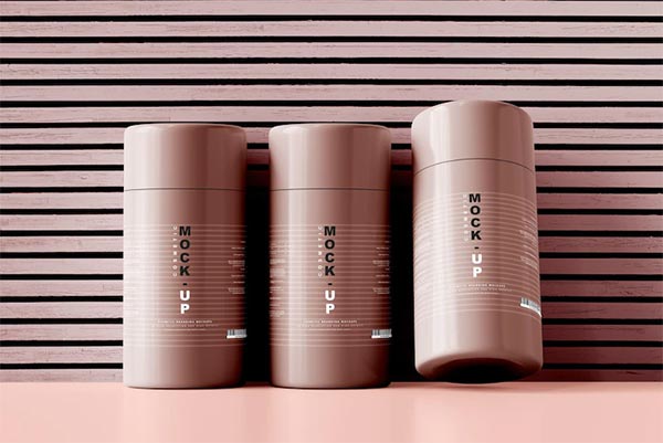 Free Deodorant Packaging Mockup